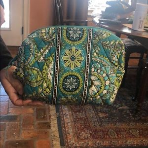 Vera Bradley large cosmetic peacock
